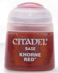 BASE: KHORNE RED